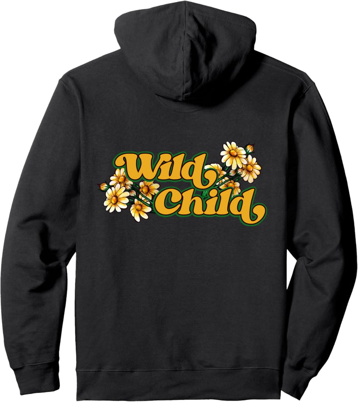 Wild Child Wildes Kind Wildblume Wildkind gelbes Pullover Hoodie