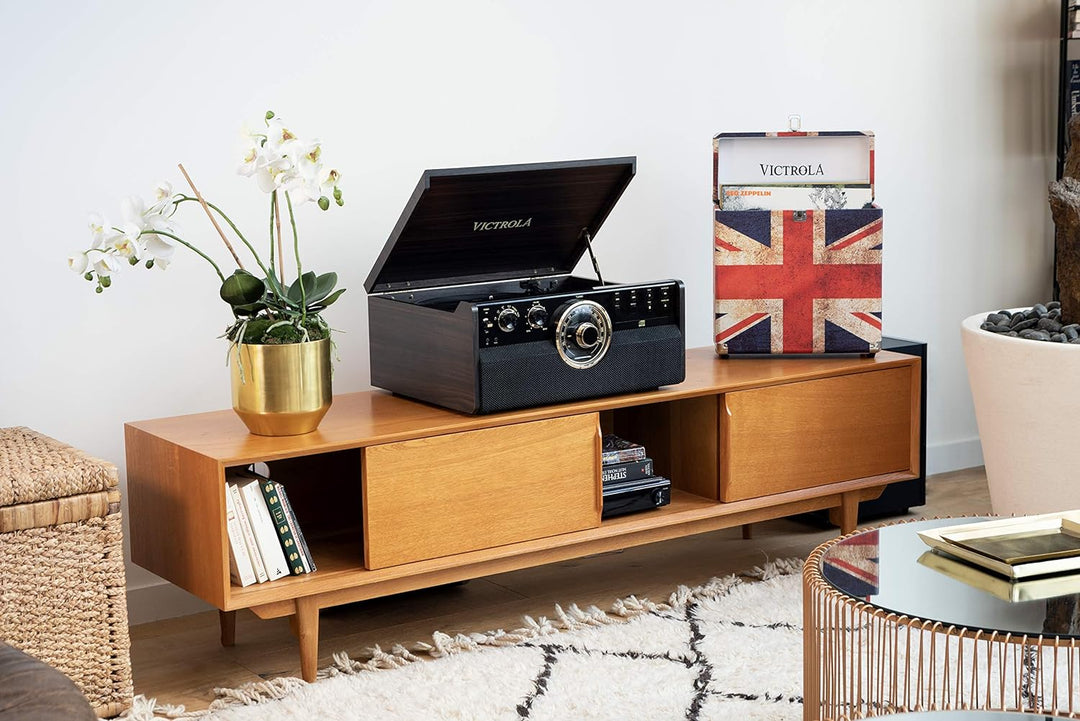 Victrola Empire 6-in-1 Bluetooth Plattenspieler Music Centre Empire Single