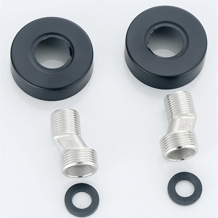 Schwarze Badewanne Duscharmatur Edelstahl Bad Bad Duscharmatur Duschkopf Wandmischerarmatur, B