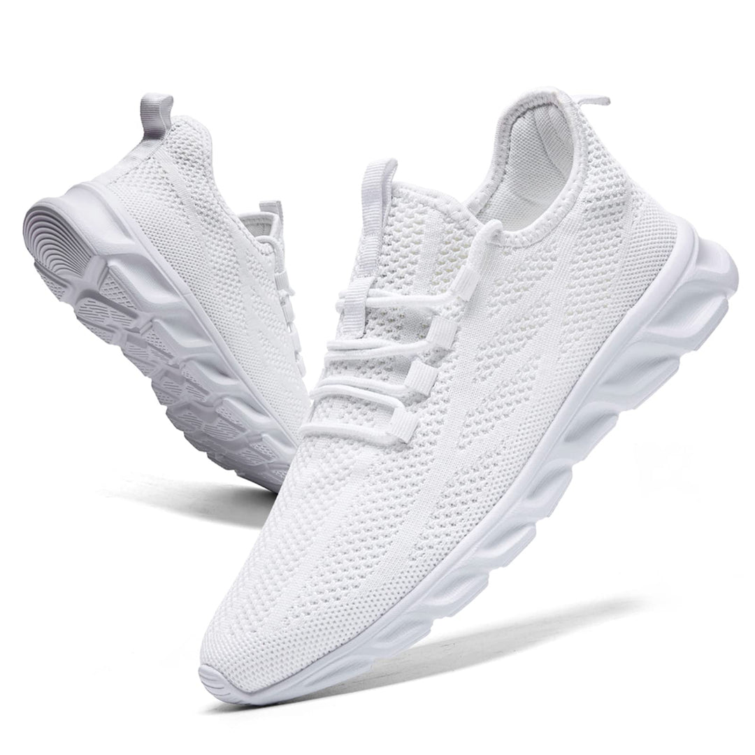 AZSDXS Sneaker Sportschuhe FüR Herren Turnschuhe Herren Schuhe Herren Sneaker Herren 42 EU Weiss, 42