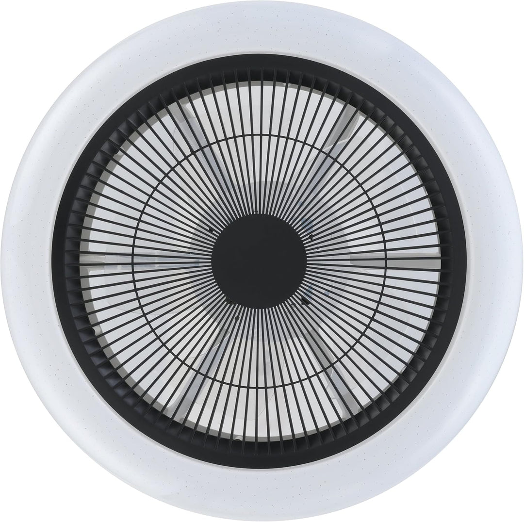 EGLO Deckenventilator mit LED Beleuchtung Kostrena, Ventilator Decke dimmbar mit Fernbedienung, Time