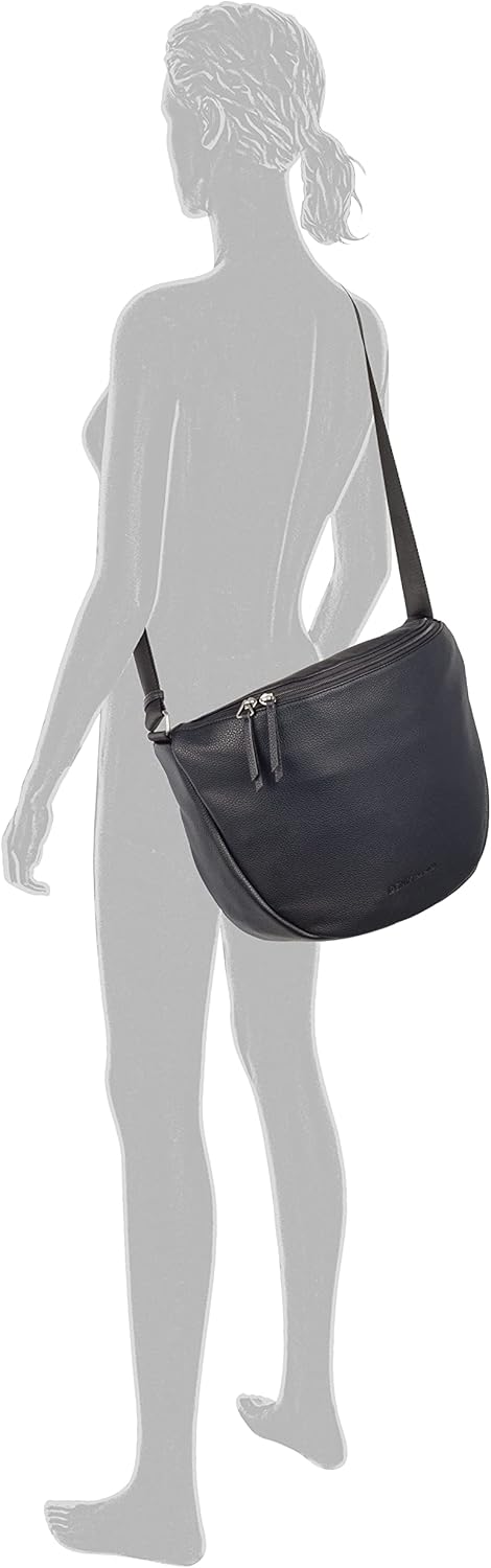 TOM TAILOR DENIM bags Juri Damen Umhängetasche Crossbody Schwarz Einheitsgrösse, Schwarz Einheitsgrö