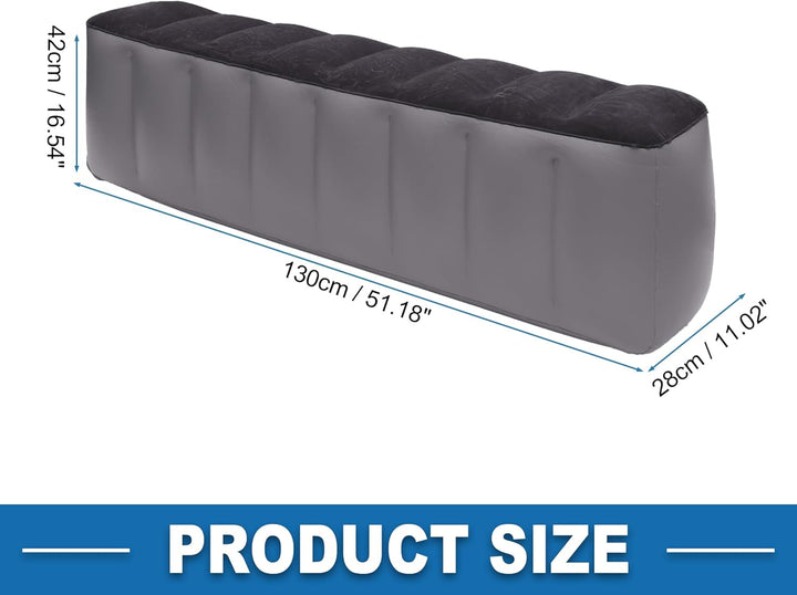 Auto Luftaufblasbare Matratze Rücksitz Reisebett Schwarz Grau