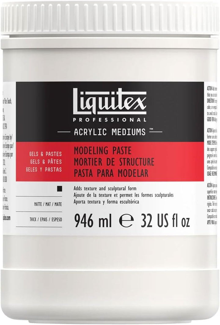 Liquitex 5532 Professional Modellierpaste für Acrylfarben für grössere Strukturen, Skulpturen oder B