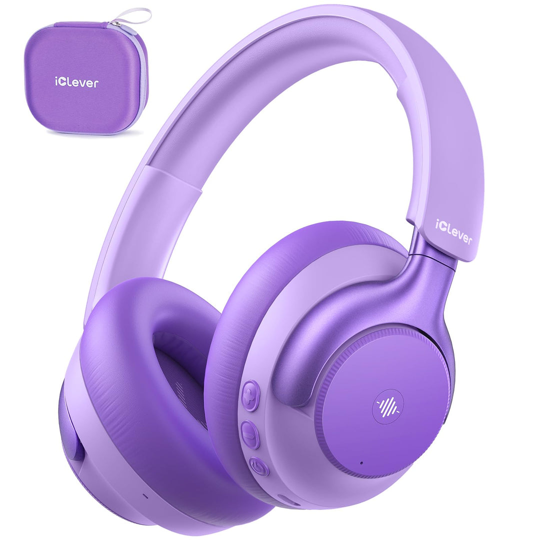 iClever Q950 Noise Cancelling Kopfhörer Kinder, Zertifizierter Gehörschutz | SafeSound Tech 3.1, TÜV