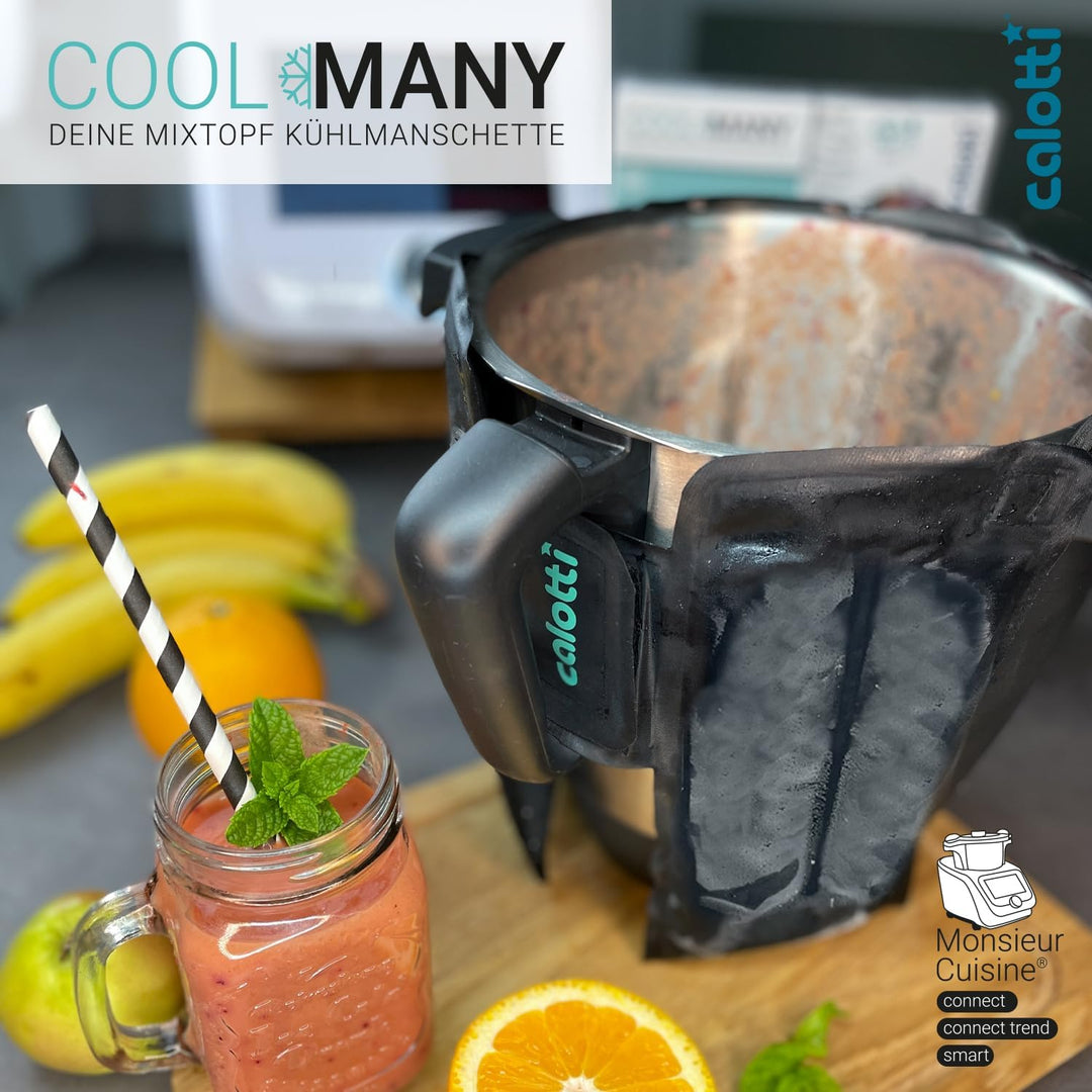 Calotti® Cool Many Black Deine Kühlmanschette für den Monsieur Cuisine Connect und Smart. Einfach um