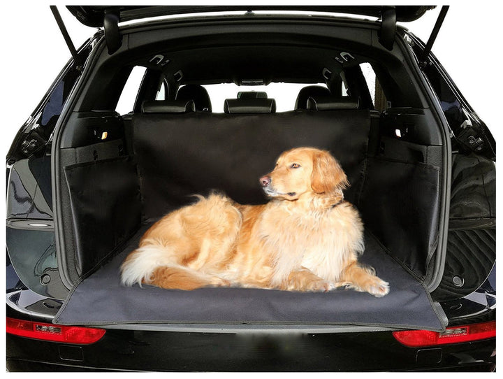 autooptimierer.de Universal Schondecke Kofferraumschutz für Hund - Wasserdicht Schwarz mit Seitensch