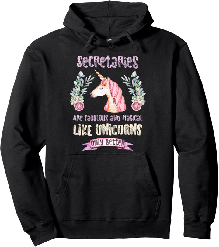 Sekretärin - Fabelhaftes magisches Einhorn Pullover Hoodie