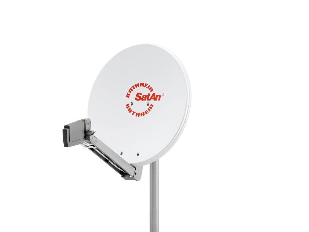 Kathrein CAS 80 Offset-Parabolantenne (Satelliten-Antenne, multifeedfähig) weiss