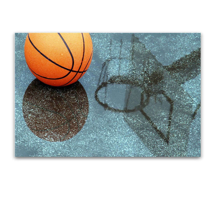 Startonight Glasbild Basketball, Bild auf Acrylglas Muster Modern Dekoration Fertig zum Aufhängen 60