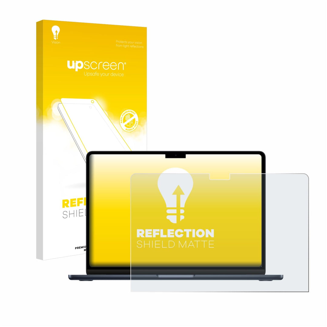 upscreen Entspiegelungs-Schutzfolie für Apple MacBook Air 13" M2 2022 Displayschutz-Folie Matt [Anti
