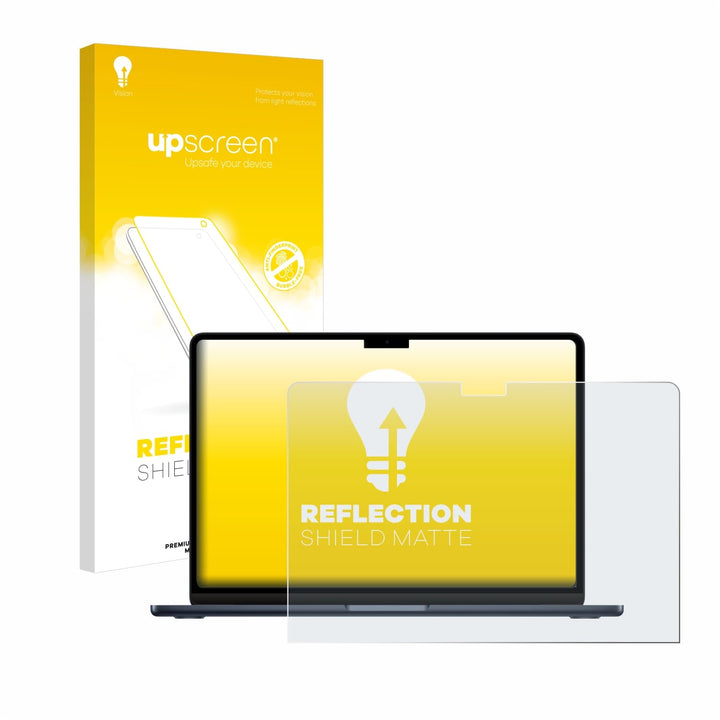 upscreen Entspiegelungs-Schutzfolie für Apple MacBook Air 13" M2 2022 Displayschutz-Folie Matt [Anti