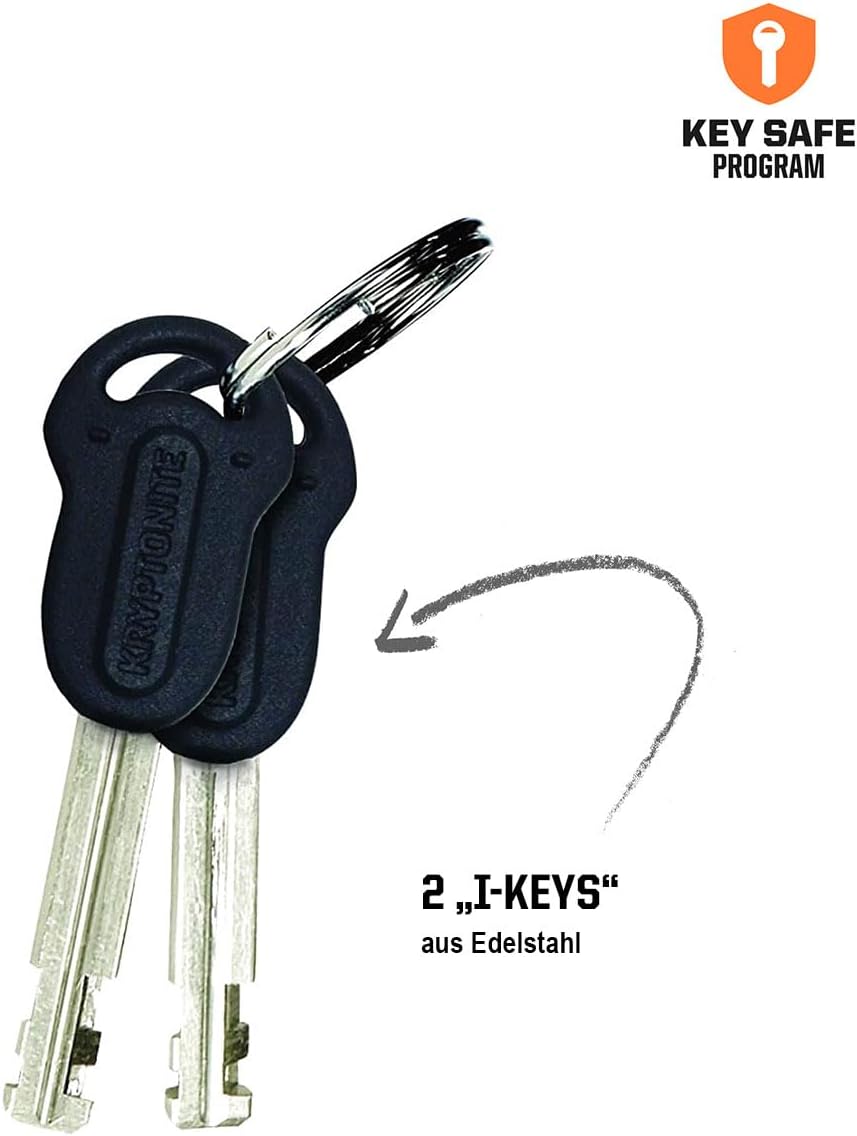 Kryptonite Keeper 12mm U-Schloss mit FlexFrame-U Halterung Standard mit Kabel, Standard mit Kabel