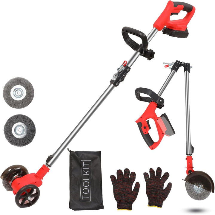 Akku-Fugenreiniger für Makita 18V Batterie, 800W Fugenbürste Elektrisch,120-155cm Teleskopführungsgr