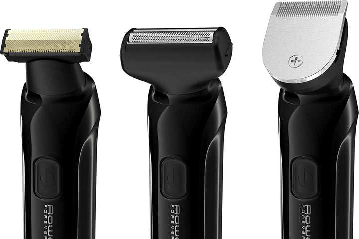 Rowenta TN6201 Forever Sharp Ultimate Haartrimmer | 3-in-1 Schneiden/Stutzen/Rasieren | Edelstahlkli