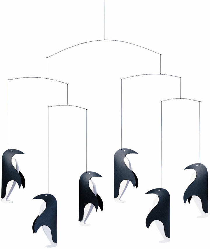Flensted f119 Penguin Talk Mobile, Stahl, schwarz/weiss, 44x48cm ,