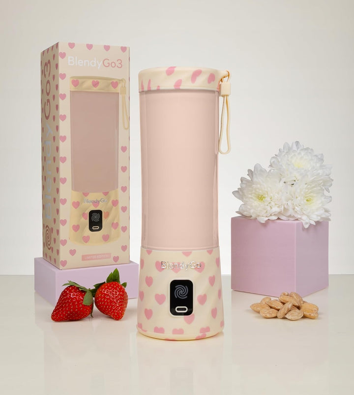 BlendyGo 3 Tragbarer Mixer, Blender, Mini Standmixer, 550 ml, Smoothie maker, Mixer smoothie maker t