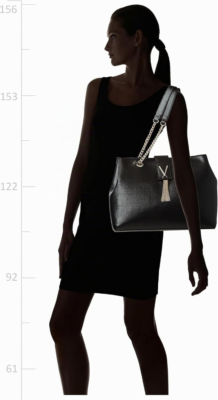 VALENTINO Damen Geldbörse M Schwarz / Gold, M Schwarz / Gold