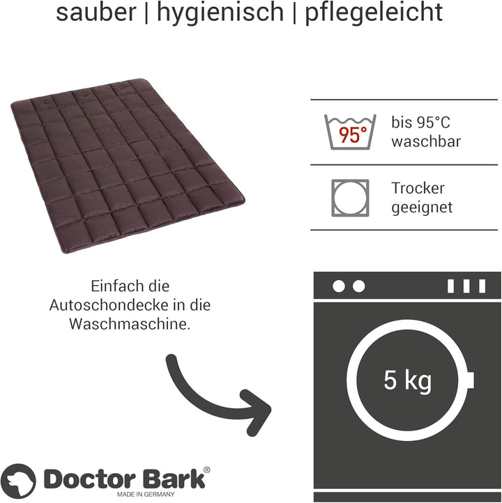 Doctor Bark Portable Hundedecke, praktische Reisedecke, Allergiker geeignet - waschbar bei 95°C Grös