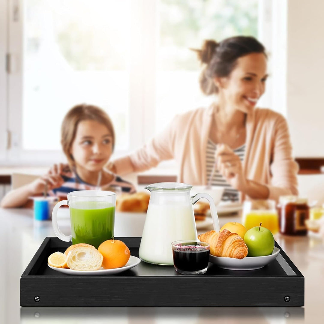 Betttablett mit klappbarem Bein, Bambus-Tablett zum Essen, Frühstücksbett-Tablett für Küche, Servier