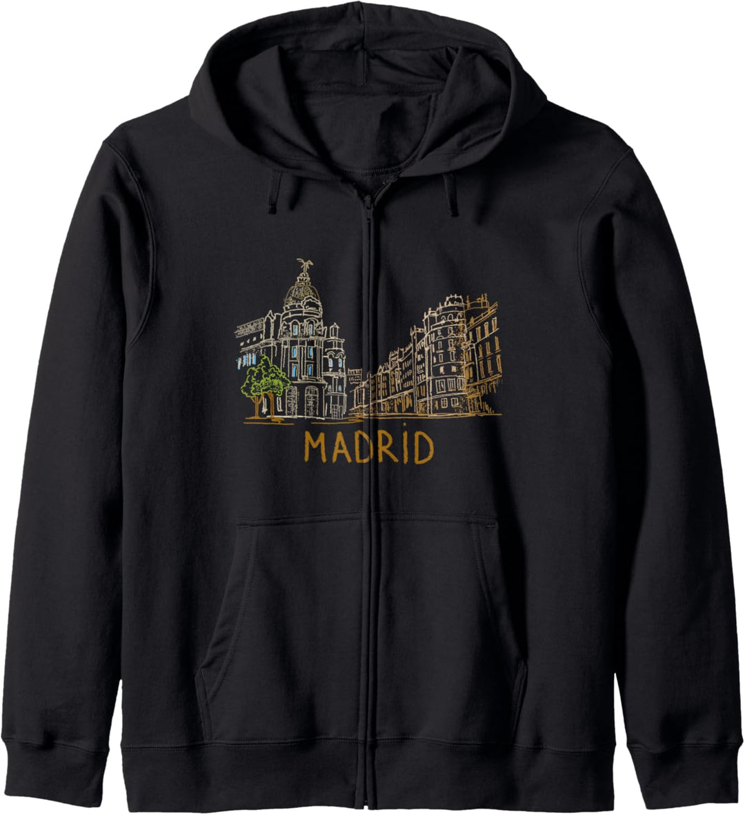 Madrid Spain Kapuzenjacke