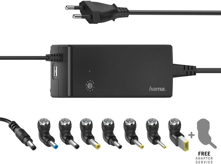 Hama Notebook Netzteil 12 V, 14 V, 15 V, 16 V, 18 V, 18.5 V, 19 V, 19.5 V, 20 V, 21 V, 22 V, 90W (Un