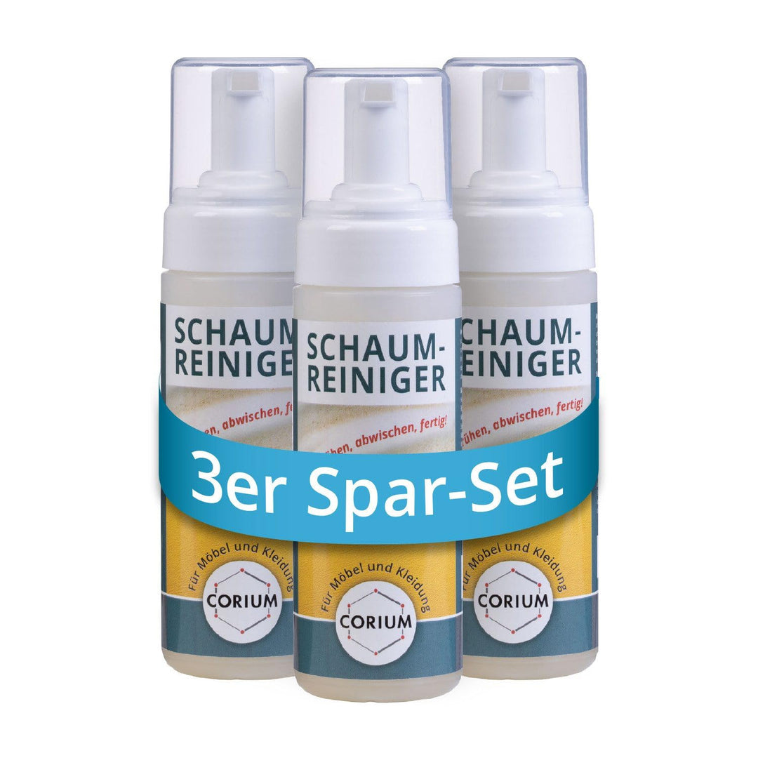 Corium | Effektiver Schaumreiniger für alle Textil- & Lederarten, einfache Reinigung ohne Wasser, Al