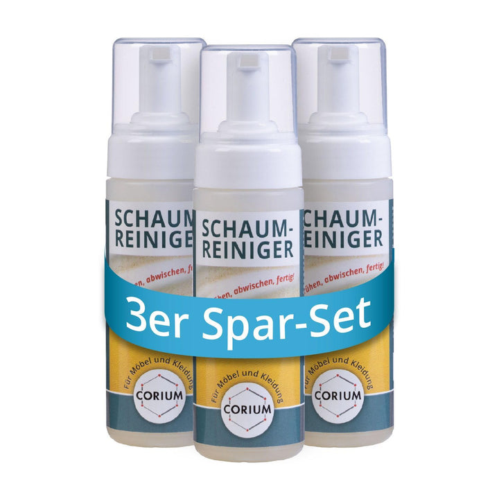 Corium | Effektiver Schaumreiniger für alle Textil- & Lederarten, einfache Reinigung ohne Wasser, Al
