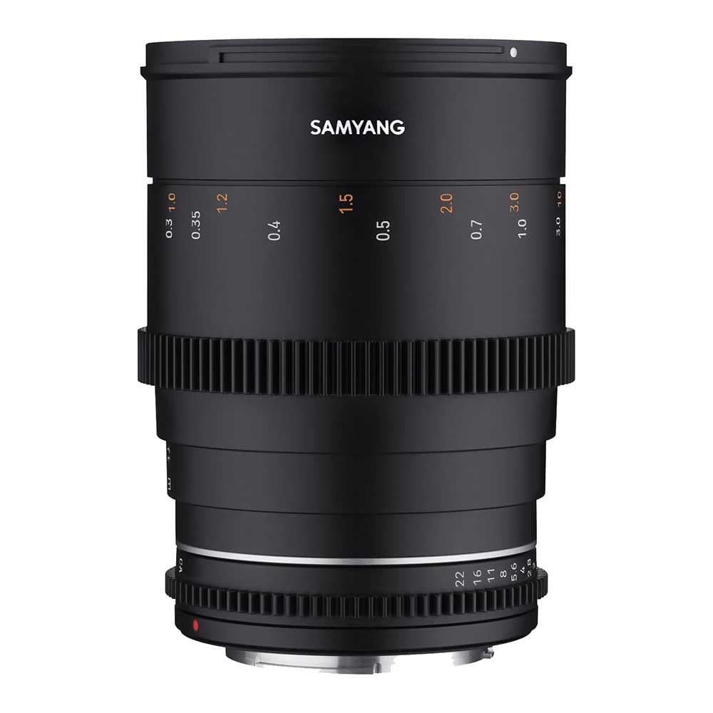 Samyang 23010 MF 35mm T1,5 VDSLR MK2 MFT – lichtstarkes T1,5 Weitwinkel Cine- und Video Objektiv für