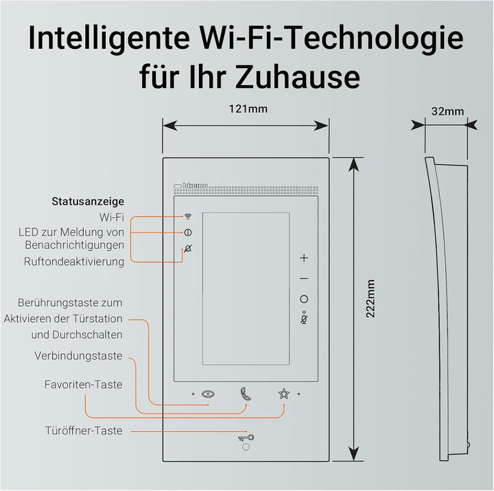 BTICINO, Flex‘ONE-Set Classe 300EOS with Netatmo + Linea 3000, erste smarte Wi-Fi-Video-Innenstelle