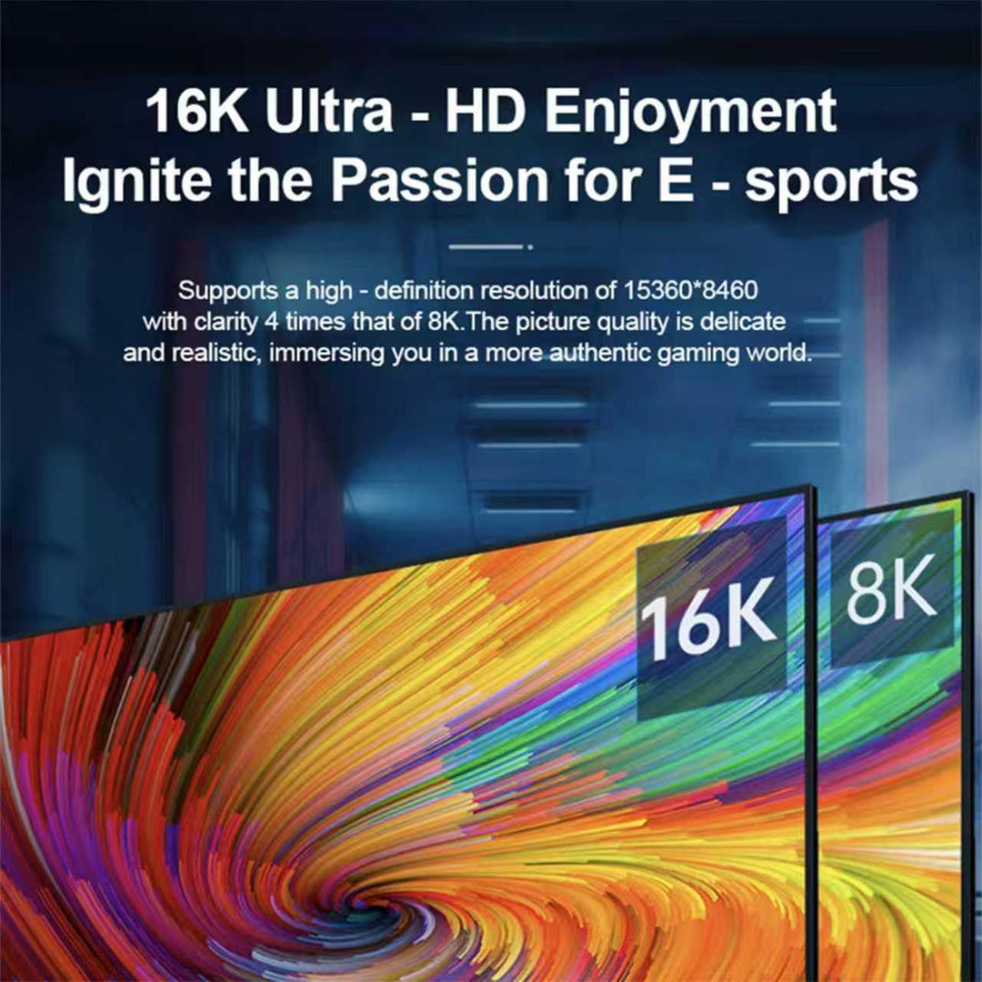 16K HDMI 2.2 Kabel 3M, 96Gbit/s High Speed HDMI Kabel, 16K 60Hz 8K 60Hz 4K 240Hz 144Hz 120Hz HDMI 2.