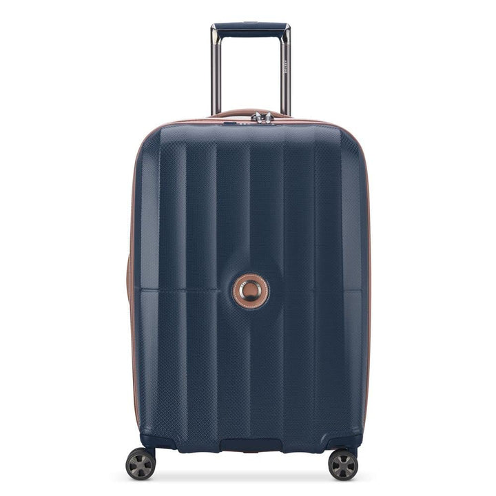 DELSEY Paris ST TROPEZ ERW 4 DOPPELROLLEN TROLLEY 67 CM M Bleu Marine, M Bleu Marine