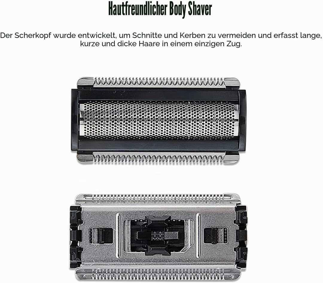 Ersatzklinge kompatibel mit MANSCAPED The Lawn Mower 5.0 Ultra Haarschneidemaschine, Edelstahl Rasie