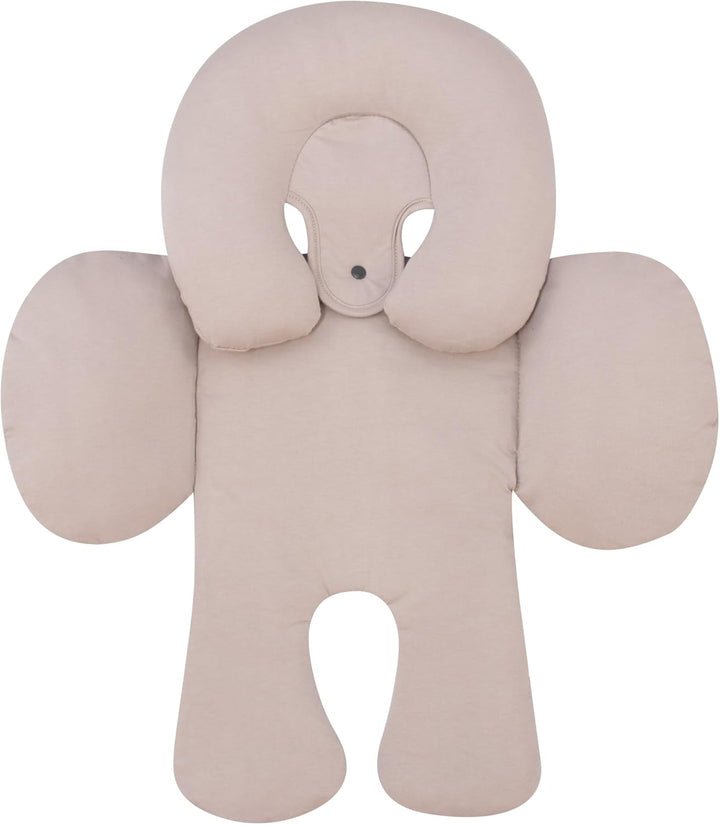 JYOKO Kids Sitzverkleinerer Antiallergikum Universal Baby 100% Baumwolle (Beige, Enthält Kopf-, eine