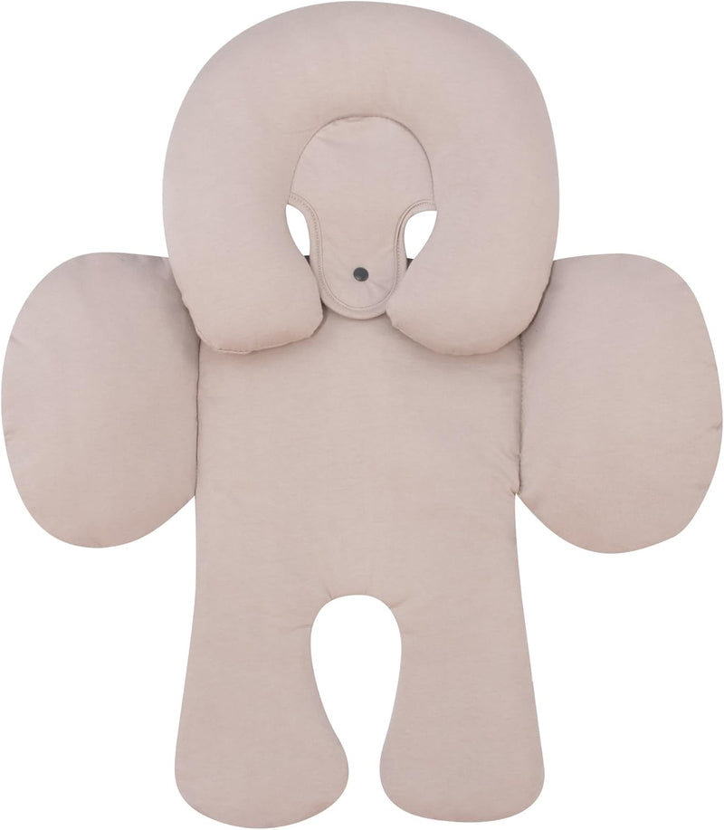 JYOKO Kids Sitzverkleinerer Antiallergikum Universal Baby 100% Baumwolle (Beige, Enthält Kopf-, eine