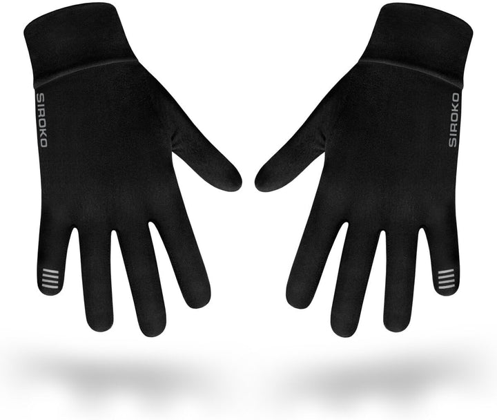 SIROKO Fahrrad-Übergangshandschuhe Nürnberg Schwarz für Damen und Herren XL, XL
