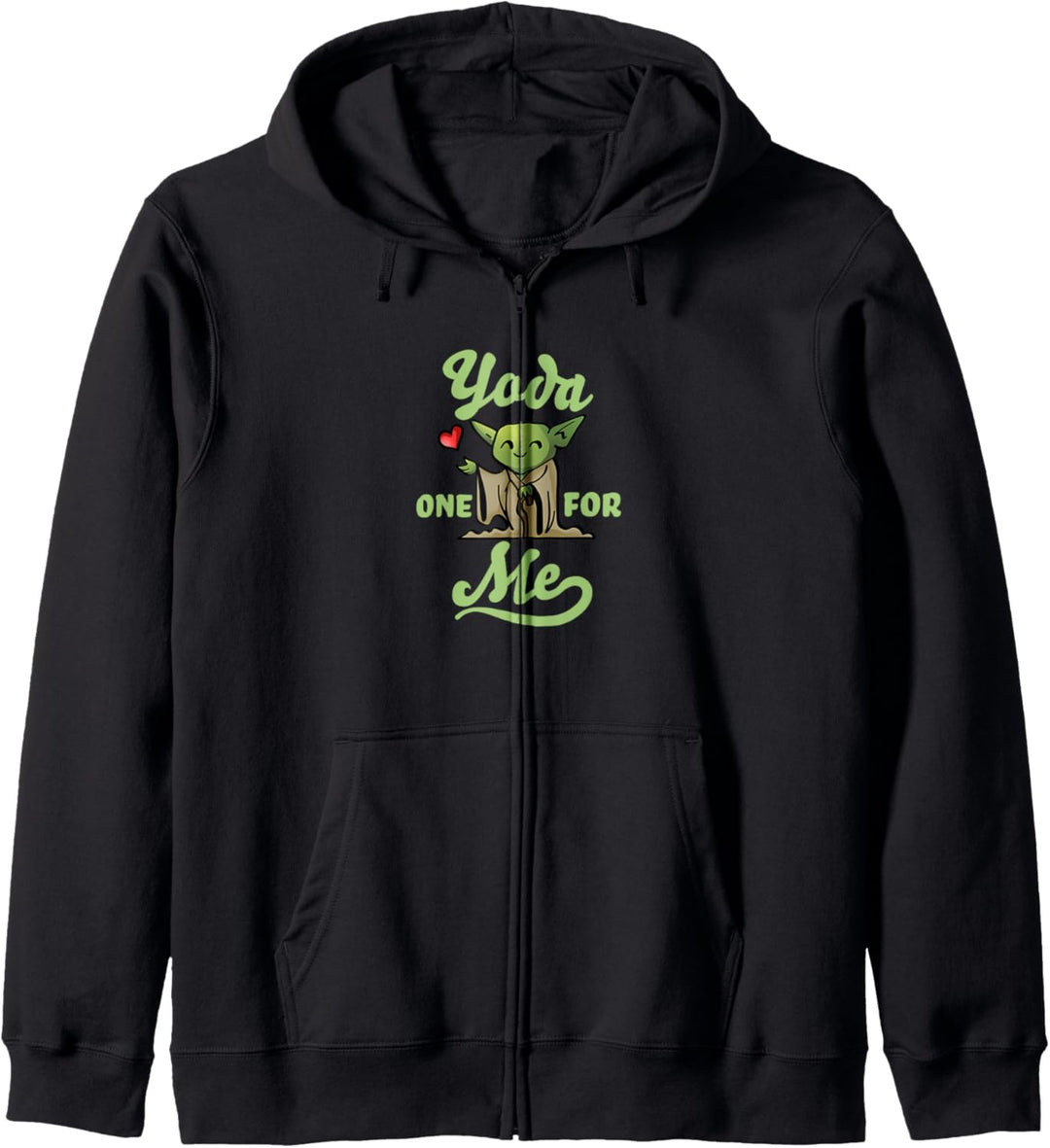 Star Wars Valentine's Day Yoda One For Me V5 Kapuzenjacke