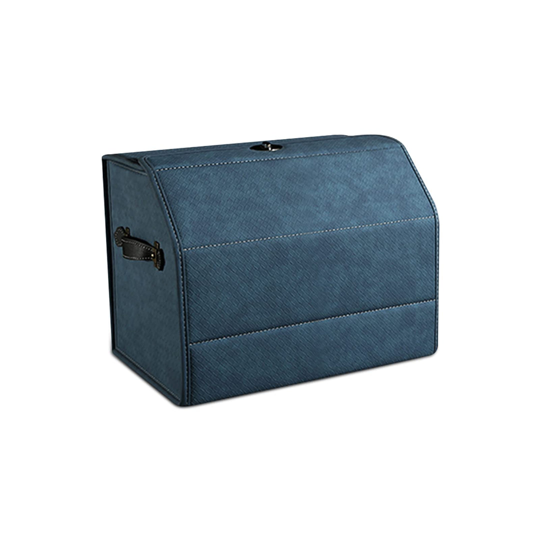 Ergocar Kofferraum Organizer, Faux Gewebtes Wildleder Autotasche Auto Kofferraum Box, Zusammenklappb