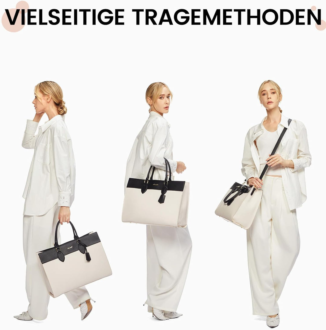 LOVEVOOK Laptoptasche Damen, 15,6 Zoll Handtasche Arbeitstasche Lehrertasche Gross, Wasserdicht Shop