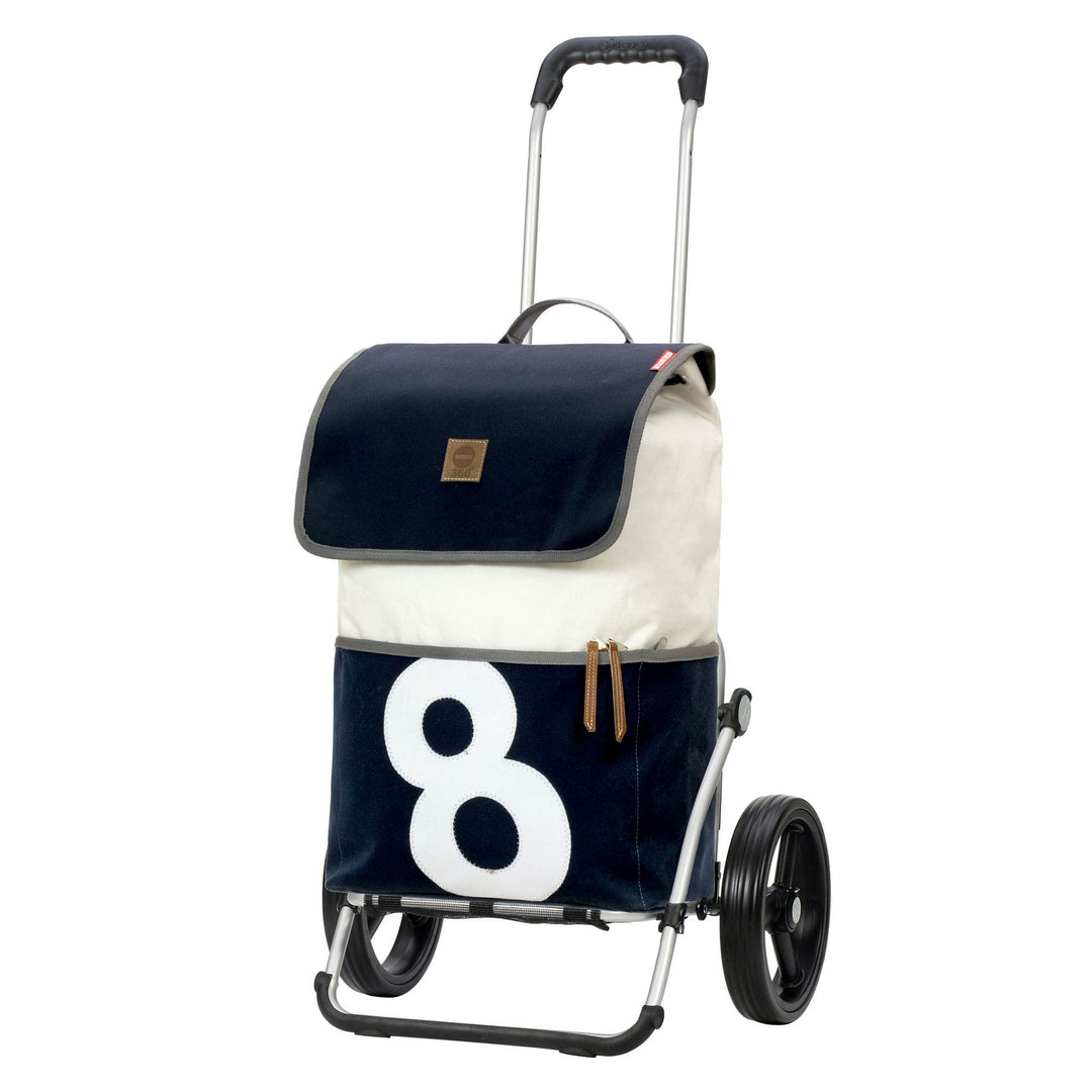 Andersen Shopper Royal mit 3-Speichenrad Alu klappbar mit Rad Ø 25cm und 51 Liter Tasche Mole