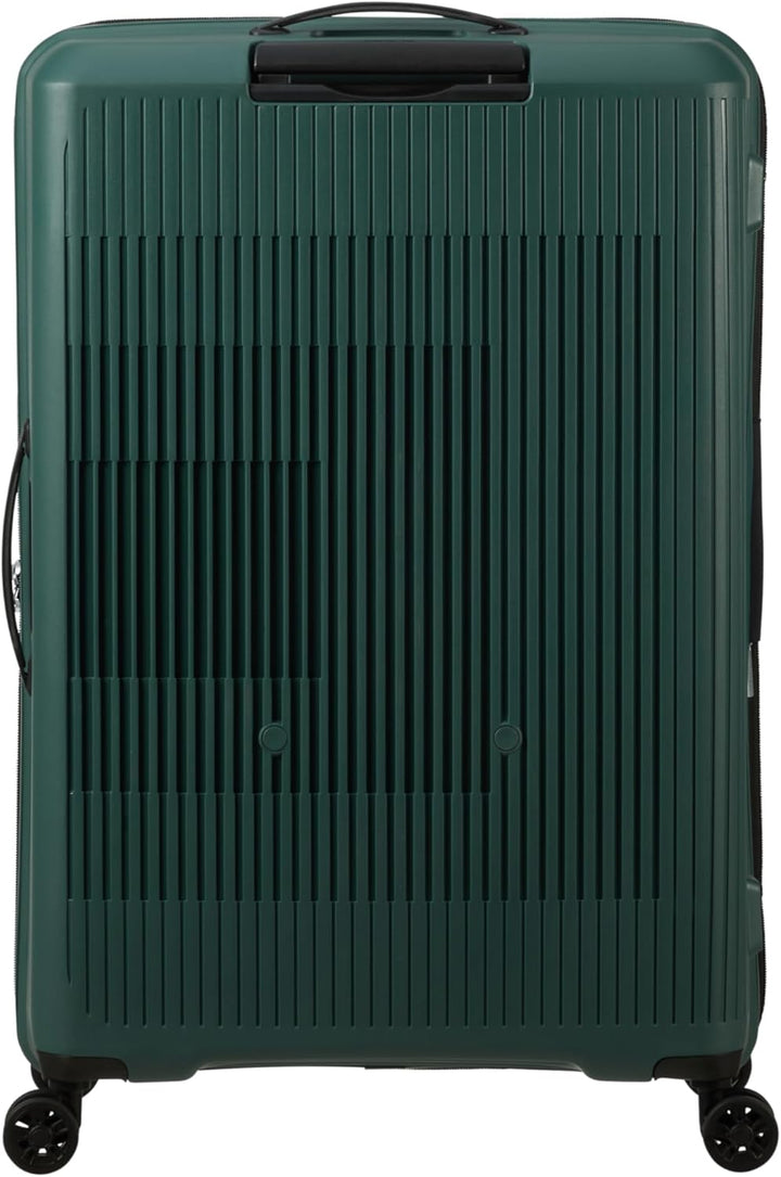 American Tourister Aerostep - Spinner L, Erweiterbarer Koffer, 77 cm, 101.5/109 L, Grün (Dark Forest