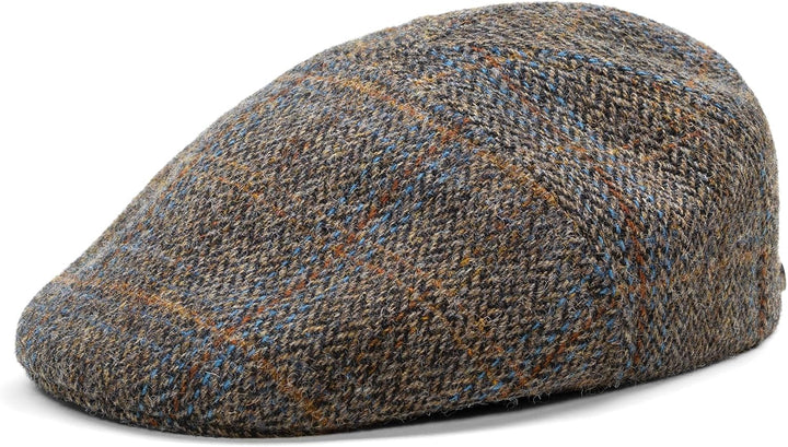 Sterkowski Ivy Five | 100% Harris Tweed Schirmmütze für Herren und Damen | Elegant Praktisch Flat Ca