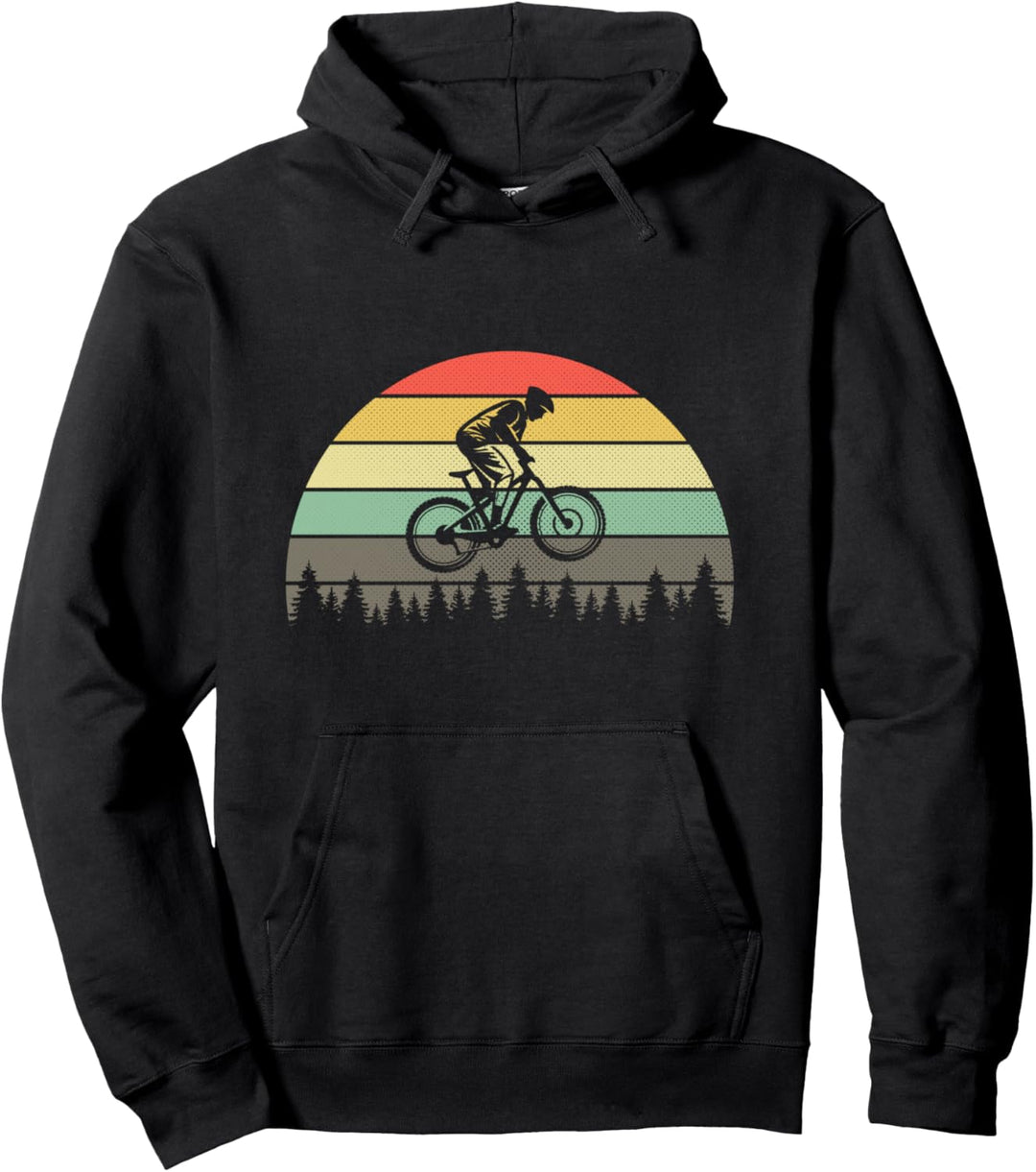 MTB Retro Vintage Fahrrad Mountainbike Geschenk Damen Herren Pullover Hoodie