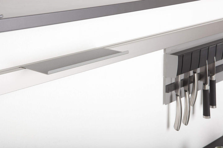 SO-TECH® Linero MosaiQ Obere Ablage 'S' 235x107x8 mm Titan grau Obere Ablage 'S' 235 Titangrau, Ober