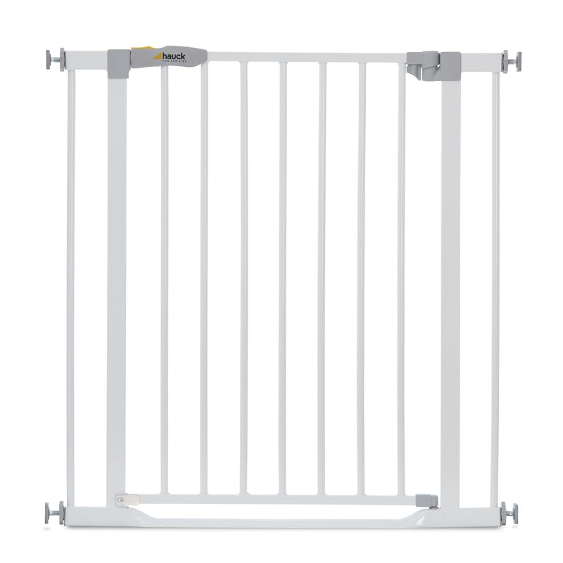 Hauck Treppenschutzgitter / Türschutzgitter Clear Step Gate, für Breiten 75 - 80 cm, Ultra Flache Sc