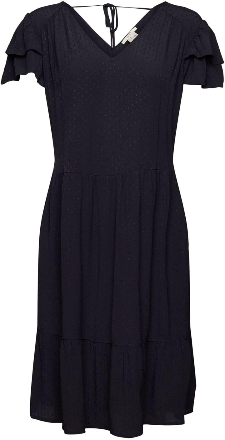 ESPRIT Damen Kleid 34 001/Black, 34 001/Black