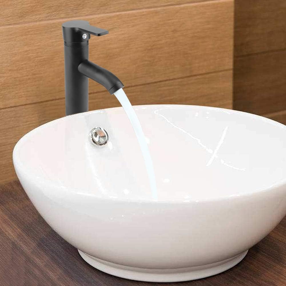 Fdit Edelstahl Wasserhahn, Hot Cold Basin Mixer Wasserhahn Waschbecken Wasserhahn für Badezimmer Toi