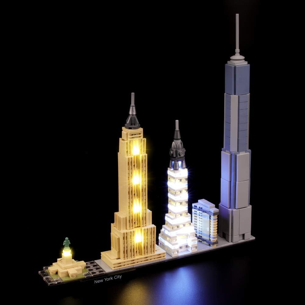BRIKSMAX Led Beleuchtungsset für Lego Architecture New York City, Kompatibel Mit Lego 21028 Baustein