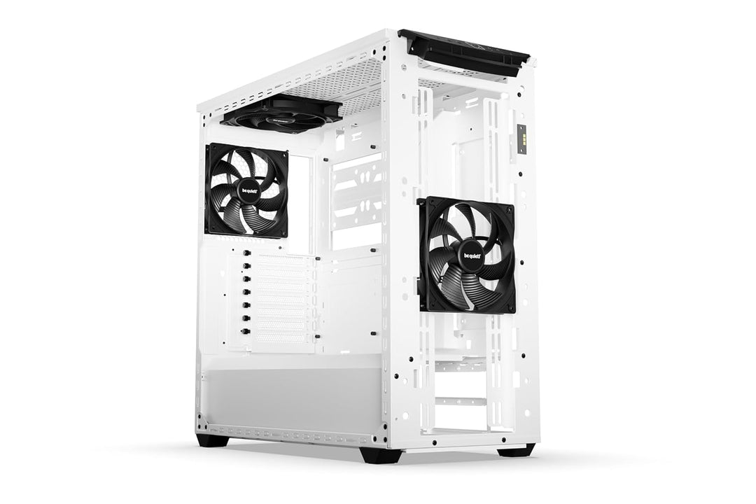 be quiet! Shadow Base 800 DX White PC-Gehäuse, Pure Wings 3 140mm PWM Lüfter, ARGB-Beleuchtung, USB