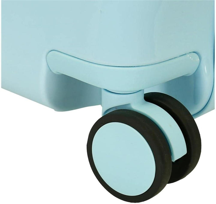 Disney Frozen Memories Kinderkoffer, Blau, 50 x 39 x 20 cm, Hartplastik, seitlicher Kombinationsvers